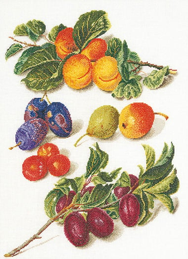 Frutta Antica Aida Da Thea Gouverneur Fiori E Frutti Kit Punto