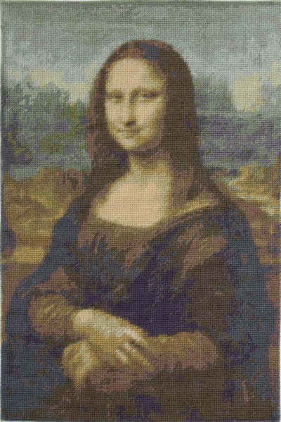 Monna Lisa Leonardo Da Vinci Petit Point De DMC Petit Point Et