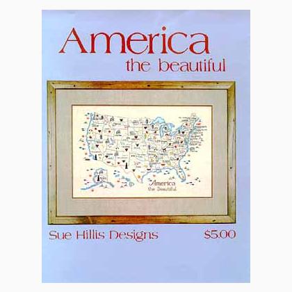 America The Beautiful From Sue Hillis Designs Cross Stitch Charts Cross Stitch Charts Casa Cenina