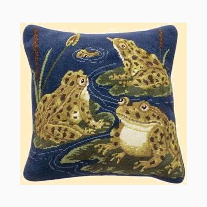 frog cushion cover