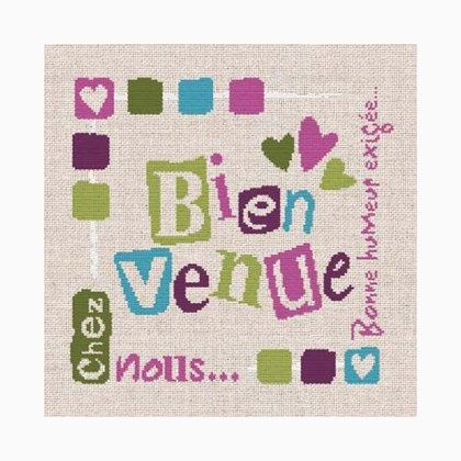 Bienvenue Chez Nous From Lilipoints Cross Stitch Charts Cross Stitch Charts Casa Cenina