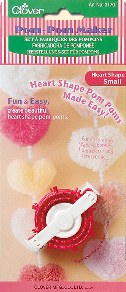 Pom-Pom Maker Small Heart da Clover - Cose Utili - Accessori & Merceria - Casa  Cenina