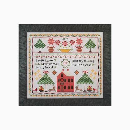 Christmas Sampler, A From Midsummer Night Designs - Cross Stitch Charts ...