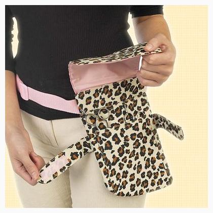 Womens Designer Tool Belt Cheetah Print 