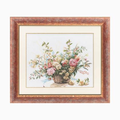 Booket of Roses From Lanarte - Flowers & Gardens - Cross-Stitch Kits ...