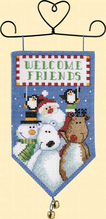 Santa & Friends Banner