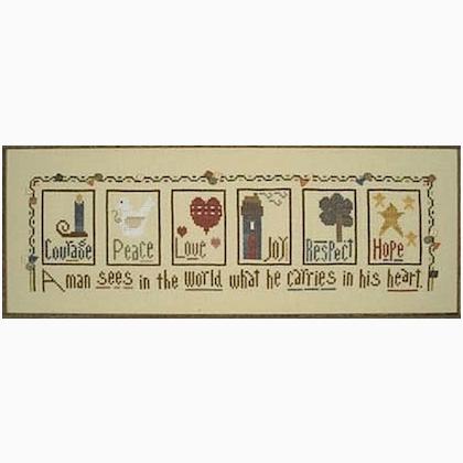 Valentine's Day in the Wind From Cuore e Batticuore - Cross Stitch Charts -  Cross Stitch Charts - Casa Cenina