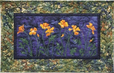 Poppies quilt pattern di ford #9