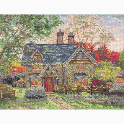 Christmas top at Gingerbread Cottage By Thomas Kinkade