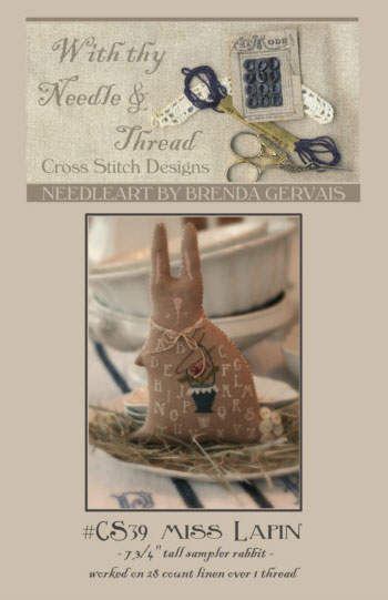 Miss Lapin From With thy Needle & Thread - Cross Stitch Charts - Cross ...