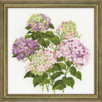 Garden Hydrangea From RIOLIS - Flowers - Cross-Stitch Kits Kits - Casa ...