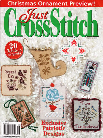 Just Cross Stitch: July/August 2012 From Hoffman Media - Books and Magazines - Books and