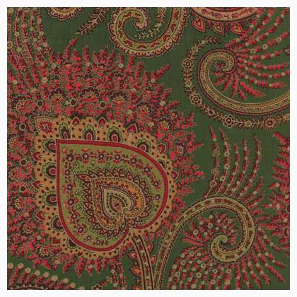 Holiday in Kashmir large paisley pine From Moda Fabrics - American ...