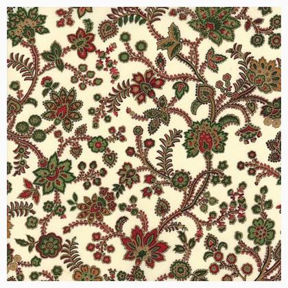 Holiday in Kashmir floral ivory From Moda Fabrics - American print ...