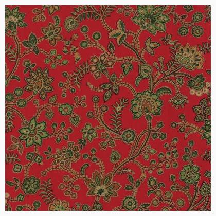 Holiday in Kashmir floral crimson From Moda Fabrics - American print ...