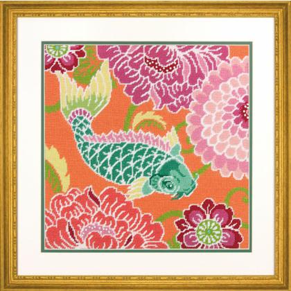 Dimensions Zinnias Needlepoint Kit