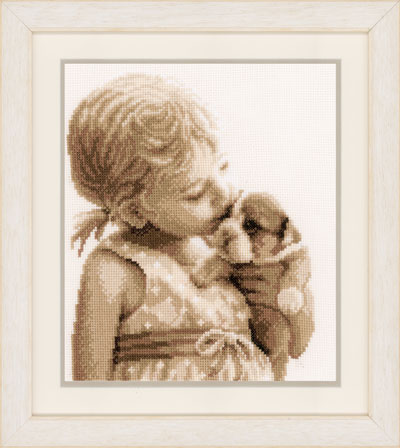 Mom and baby From Vervaco - Sepia Collection - Cross-Stitch Kits Kits -  Casa Cenina