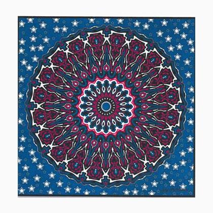 Download Patriotic Mandala From Cody Country Crossstitch & Craft - Cross Stitch Charts - Cross Stitch ...