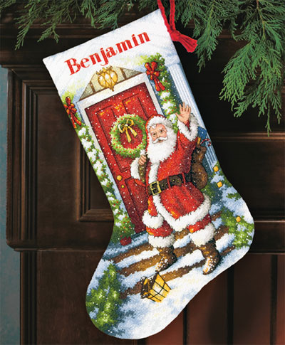 Welcome Santa Stocking From Dimensions - Christmas Collections - Cross-Stitch  Kits Kits - Casa Cenina