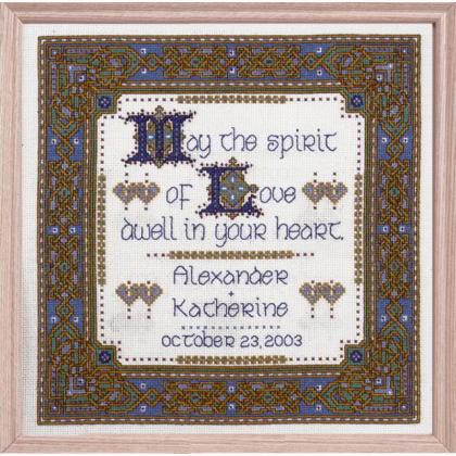 Celtic Wedding Prayer From Design Works Crafts Needlework   Celtic Wedding Prayer Design Works Craft 