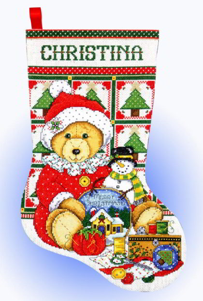 teddy bear santa