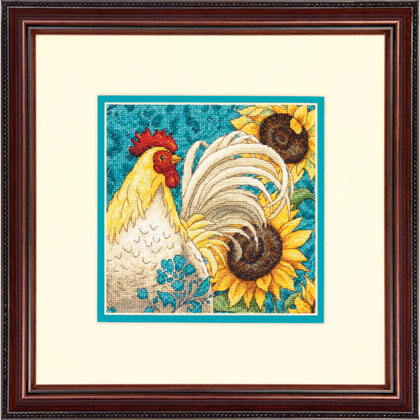 Rooster From Dimensions - Petite Gold Collection - Cross-Stitch Kits ...