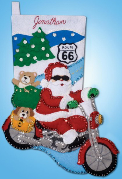 Route 66 From Design Works Crafts - Felts - Christmas - Cross-Stitch ...