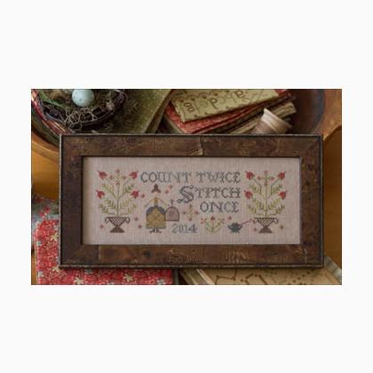 Count Twice From Plum Street Samplers - Cross Stitch Charts - Cross