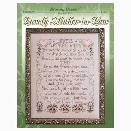 Lovely Mother In Law From Stoney Creek Collection - Cross Stitch Charts 