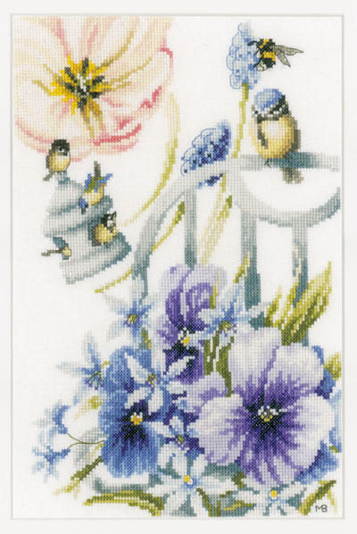 Blue Tits From Lanarte Marjolein Bastin Cross Stitch Kits Kits Casa Cenina