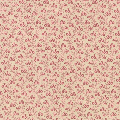 Petite Prints Faded Red on Pearl Lignette 45x110cm. From Moda Fabrics ...