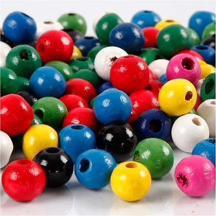 Wood Beads Mix From Creative Company - Other selections - Beads
