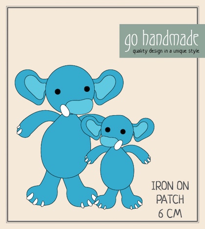 Sara & Simba - Iron on Patch da Go Handmade - Iron on Patches - Kit - Casa  Cenina