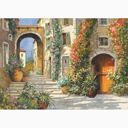 Patio With Flowers From Artibalta Diamond Painting Kits Casa Cenina