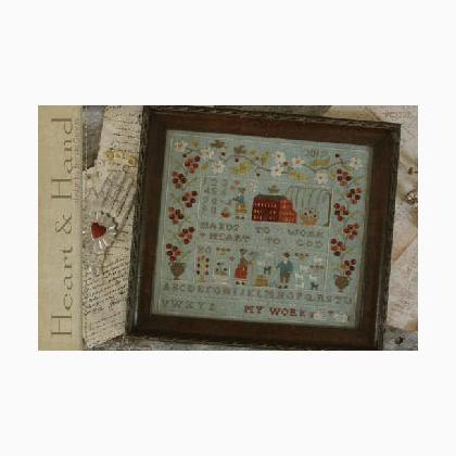 Heart & Hand From With thy Needle & Thread - Cross Stitch Charts - Cross Stitch Charts - Casa Cenina