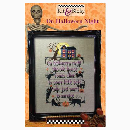 On Halloween Night From Kit & Bixby - Cross Stitch Charts - Cross 