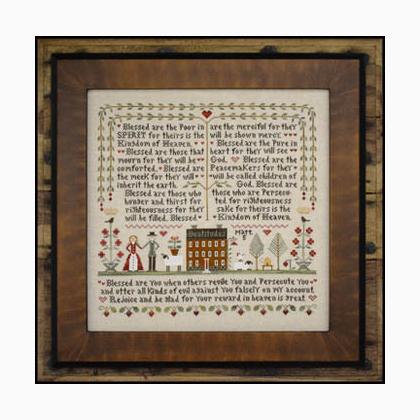 how works fingerhut Little House Cross  Stitch  From Needleworks Beatitudes