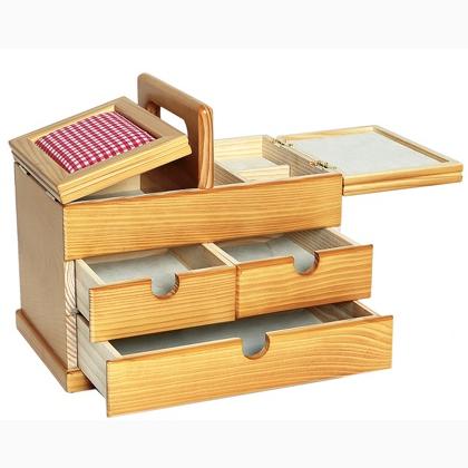 Rustic wooden Sewing Box From Stafil - Organizers, Baskets, Boxes -  Accessories & Haberdashery - Casa Cenina