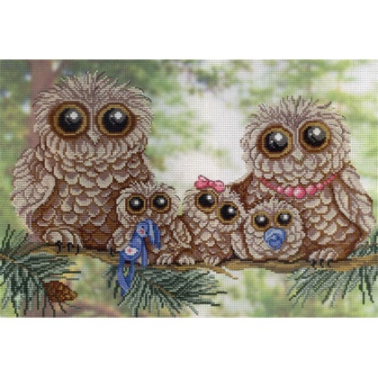 Owl Family From MP Studia - MP Studia - Kits - Casa Cenina