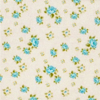 Shabby Chic Blue And Yellow Florals 