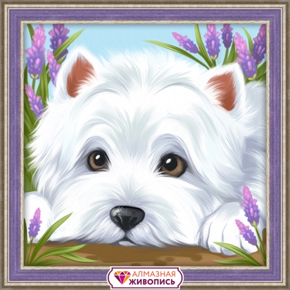 Lovely Dog From Artibalta - Diamond Painting - Kits - Casa Cenina