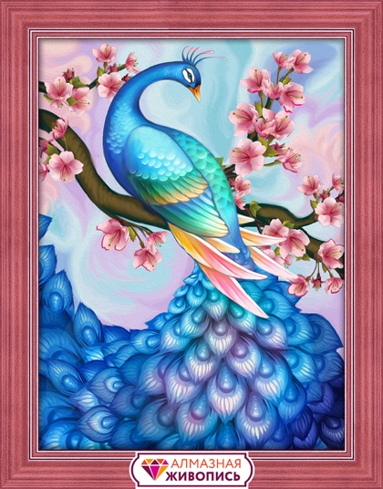 Peacock - Diamond Painting Kit