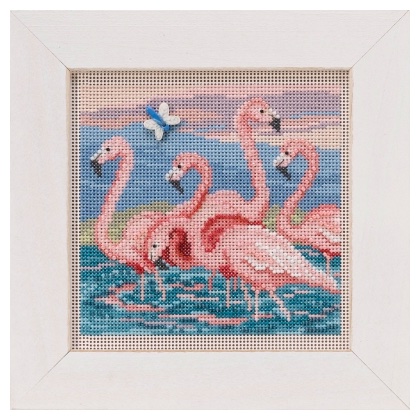 Flamingos From Mill Hill - Seasonal - Cross-Stitch Kits Kits - Casa Cenina