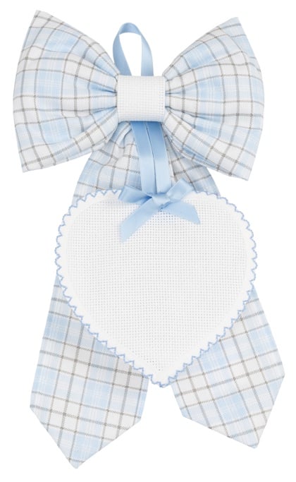 Blue Gingham Ribbon 