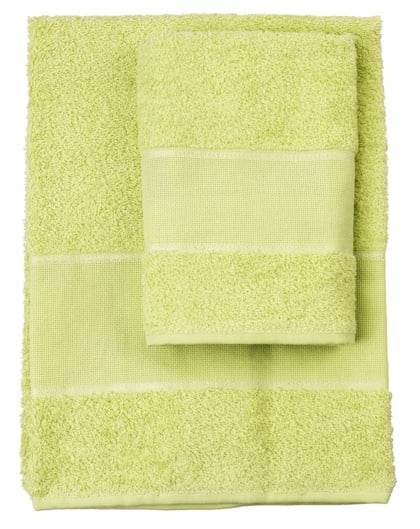 Couple of bath towels - Asti - Yellow