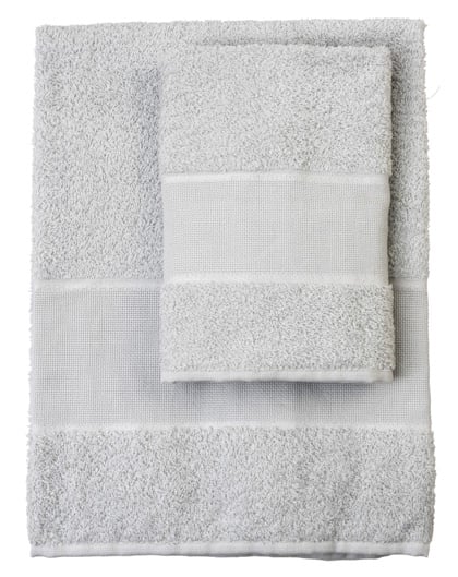 Stitch Black + White Bath Towel