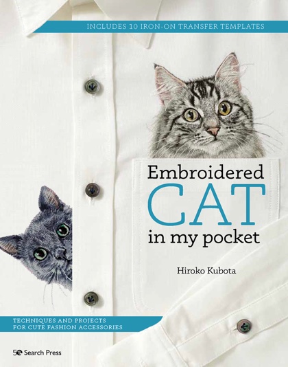 Embroidered Cat In My Pocket From Search Press Books And Magazines Books And Magazines Casa Cenina