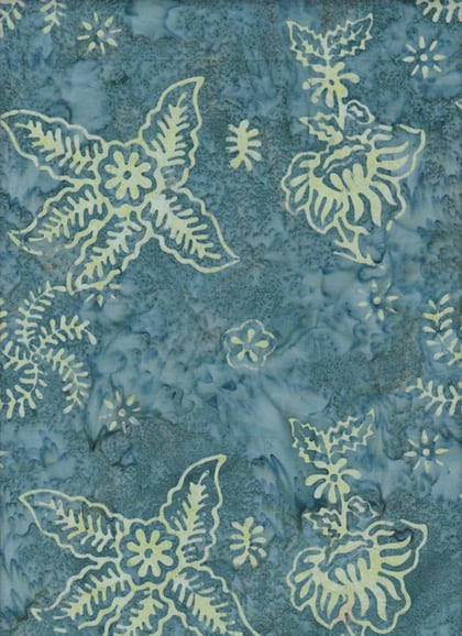 Batik - Petrol Seaflower From Eyelike Fabrics - Bali & Batik - Fabrics - Casa  Cenina