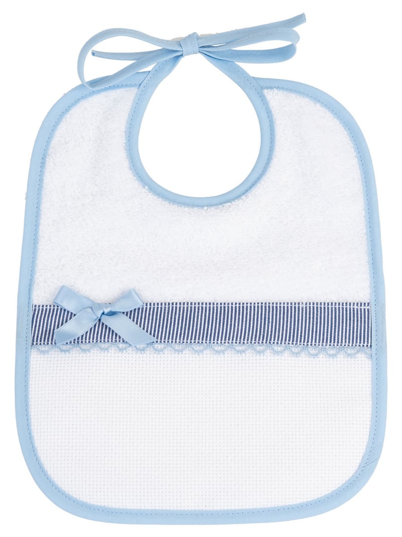 Baby Bib - Bout de chou - Bow sponge - Sky Blue From Filet - Kids ...