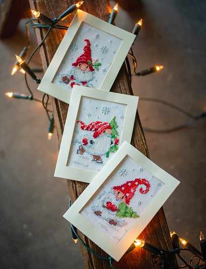 Runner - Christmas Gnomes From Vervaco - Christmas - Cross-Stitch Kits Kits  - Casa Cenina